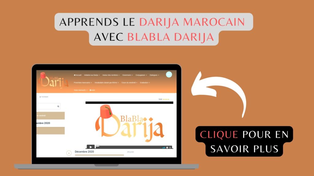 Apprendre le dialecte marocain